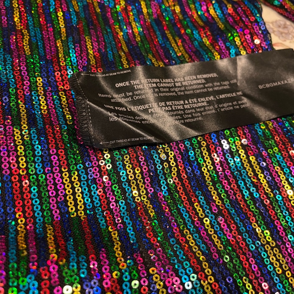 Rainbow Sequin Taylor Swift Style Party Dress By … - image 5